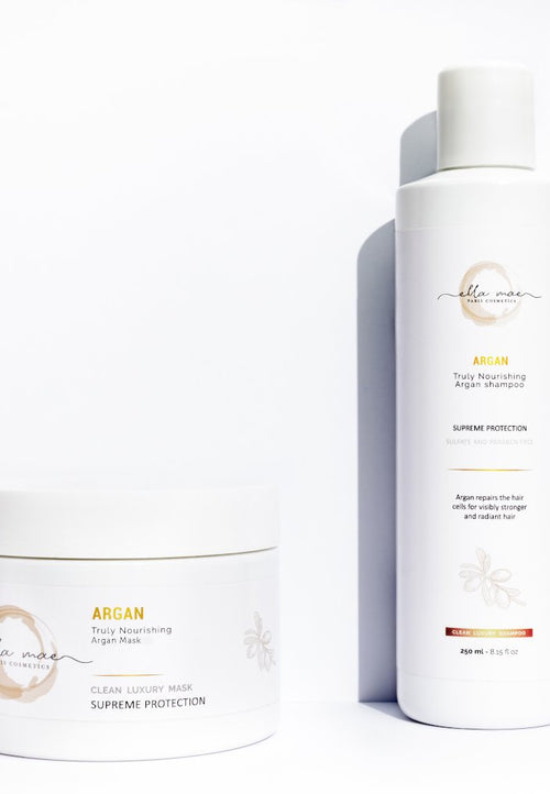 100% Natural Frizz Control Argan Oil Shampoo & Mask