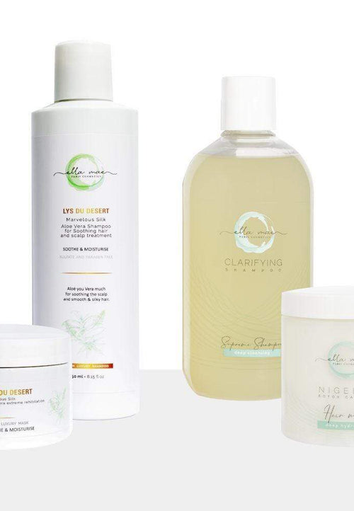 Ella Mae ALOE VERA Shampoo & Mask Package Nigelle Botox + Choice of Shampoo & Mask